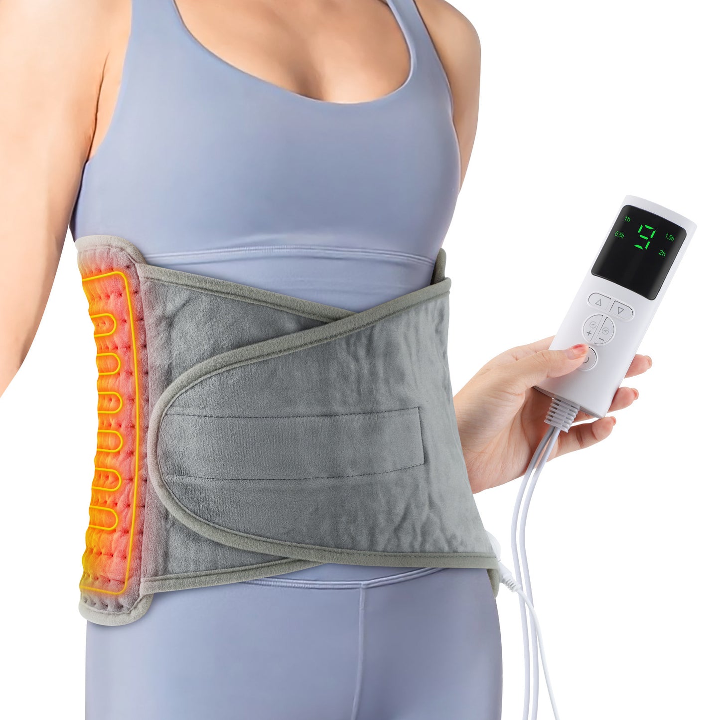 Adjustable Back Heating Support Belt - EverActive Fitness