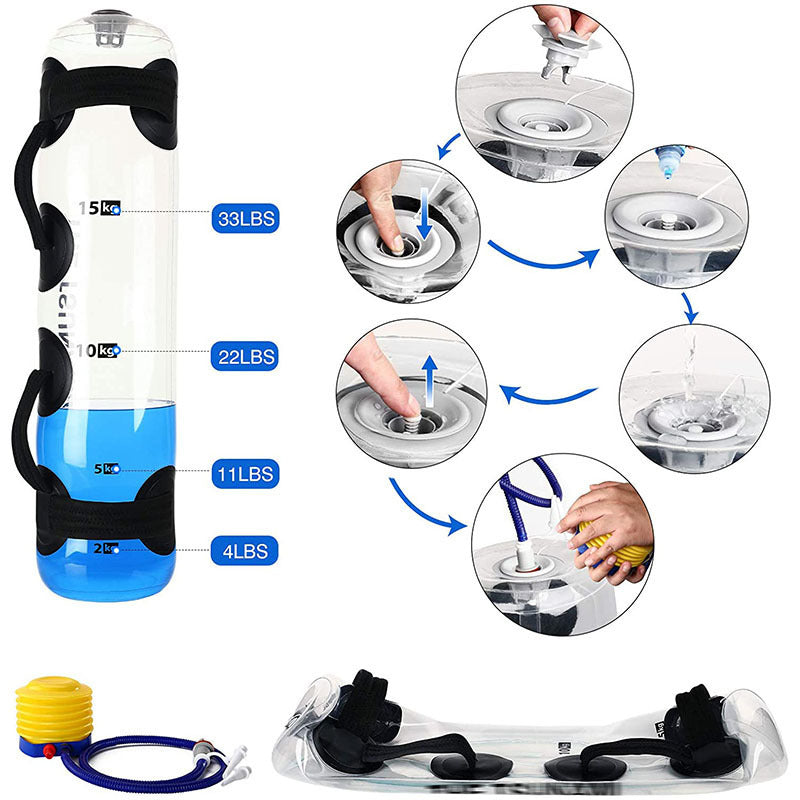 Portable Weight Bearing Fitness Adjustable Water Bag - EverActive Fitness