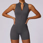 Fitness Backless Jumpsuit With Zipper - EverActive Fitness