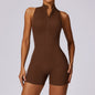 Fitness Backless Jumpsuit With Zipper - EverActive Fitness