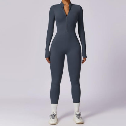 Long Sleeve Yoga Jumpsuit - EverActive Fitness