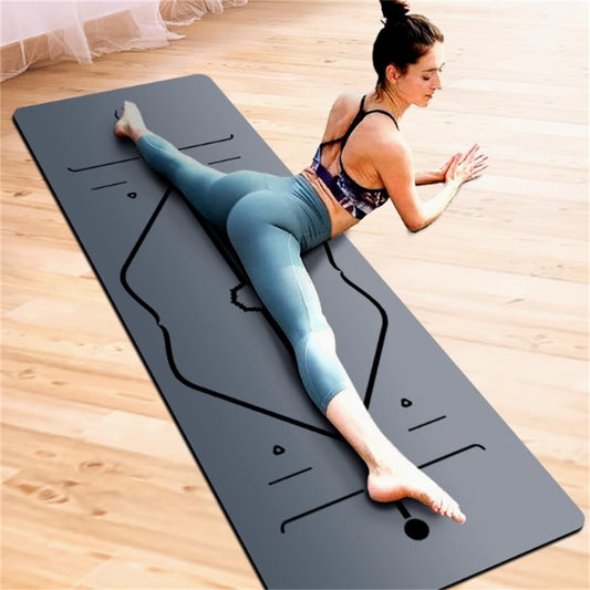 Natural Rubber Non-slip Professional 5mm Thickness Yoga Mat - EverActive Fitness