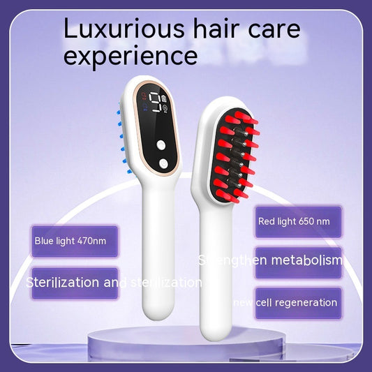 Blue Light Red Light Hair Growth Tonic Scalp Comb - EverActive Fitness